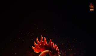 POLLO CAMPERO: true flaming chicken