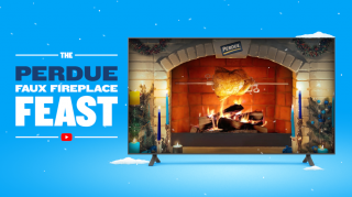 Perdue: Faux Fireplace Feast