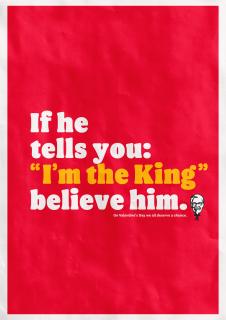 KFC: Valentine's Day Burger King
