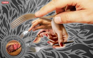 Frisa: Everyone wants the first cut.(forks)