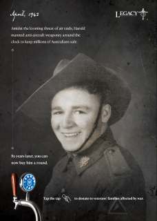 Legacy: Legacy Tap - Veteran Poster - Harold